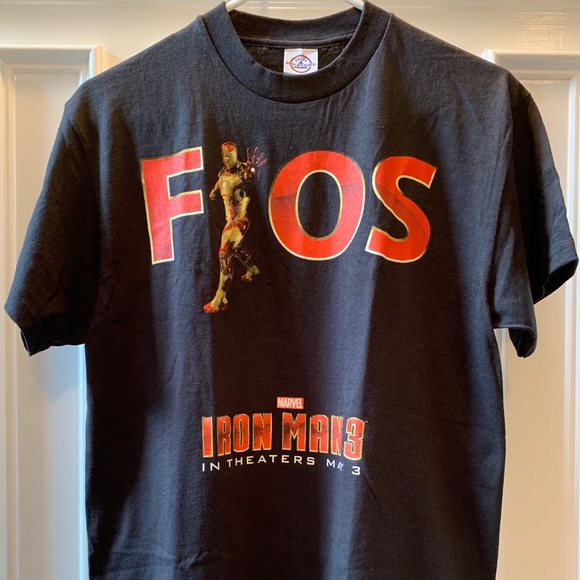 Verizon FiOS Marvel Iron Man 3 Promo T-Shirt NEW M - Picture 1 of 3